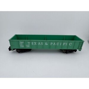 American Flyer Texas & Pacific Gondola Toy Train Car Green